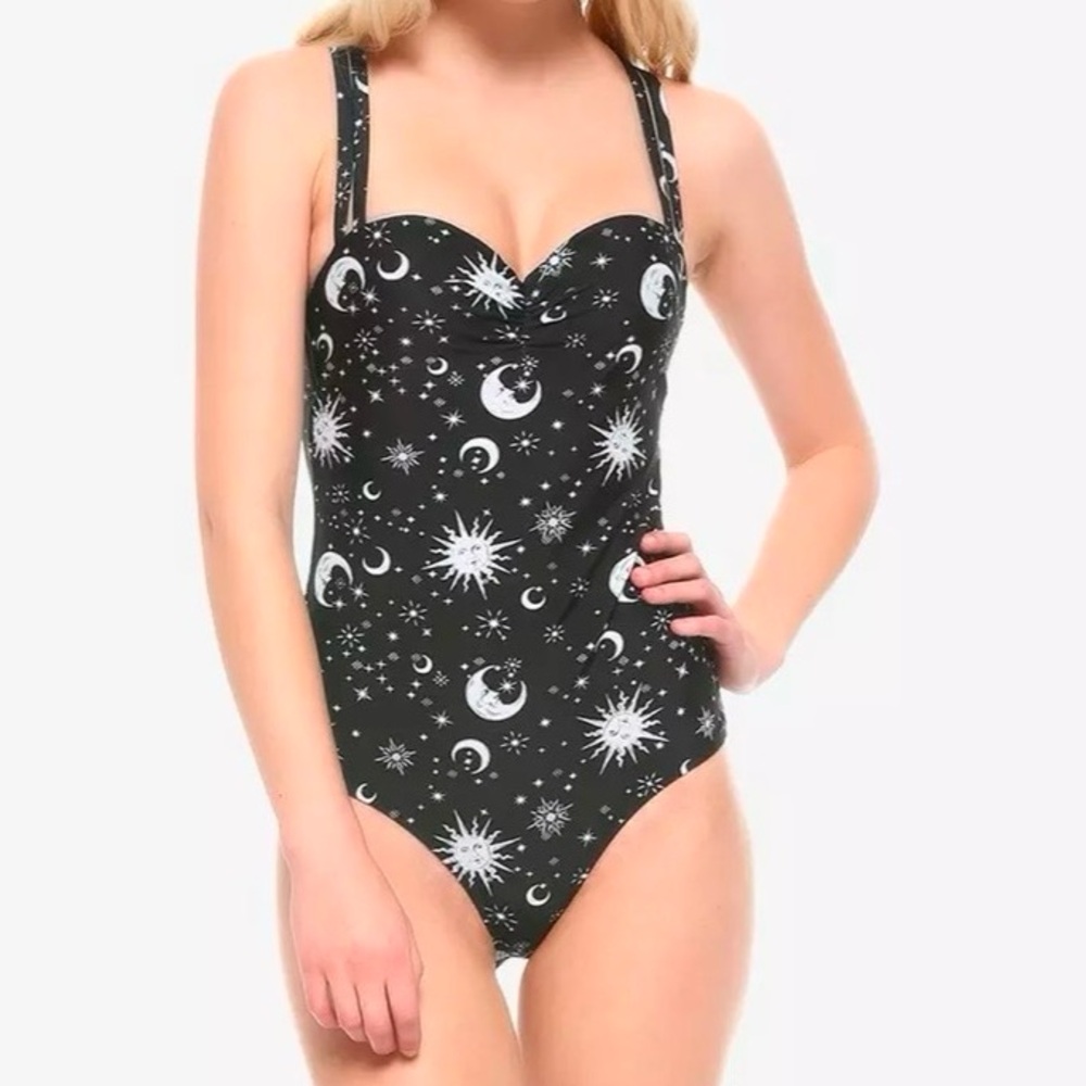 Hot Topic Celestial One Piece Swimsuit